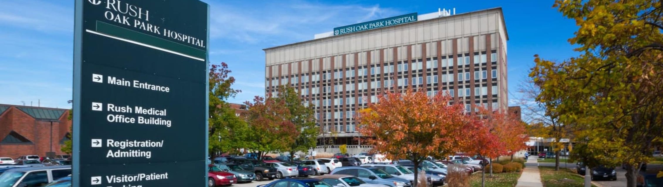 Rush Oak Park Hospital banner